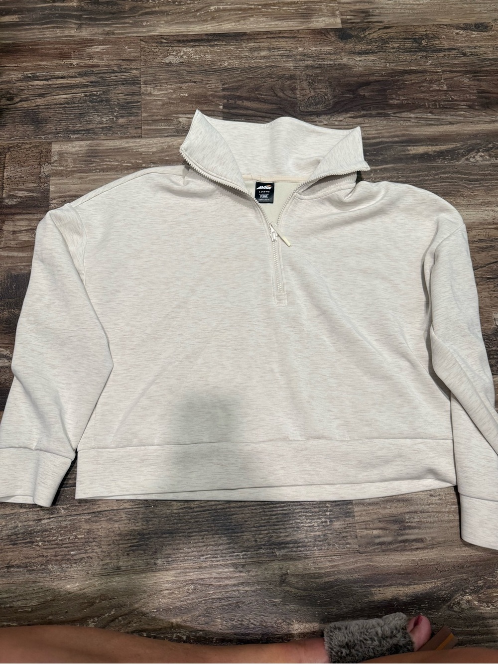 Avia Women's Utility Half-Zip Jacket - Light Cream